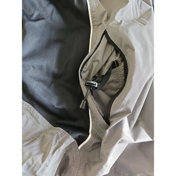 DryJoys FootJoy Jacket Mens XL Gray Full Zip Mockneck Pockets Lined LS Golf Logo - Picture 11 of 16